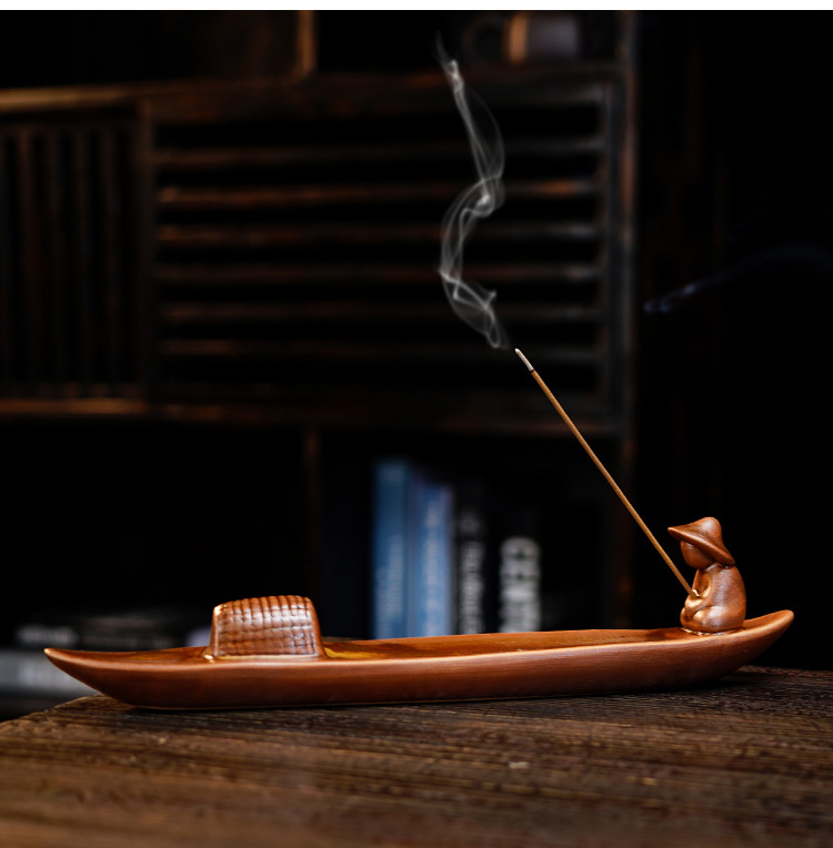 Đế căm hương trầm ngư ông câu cá Lã Vọng câu cá