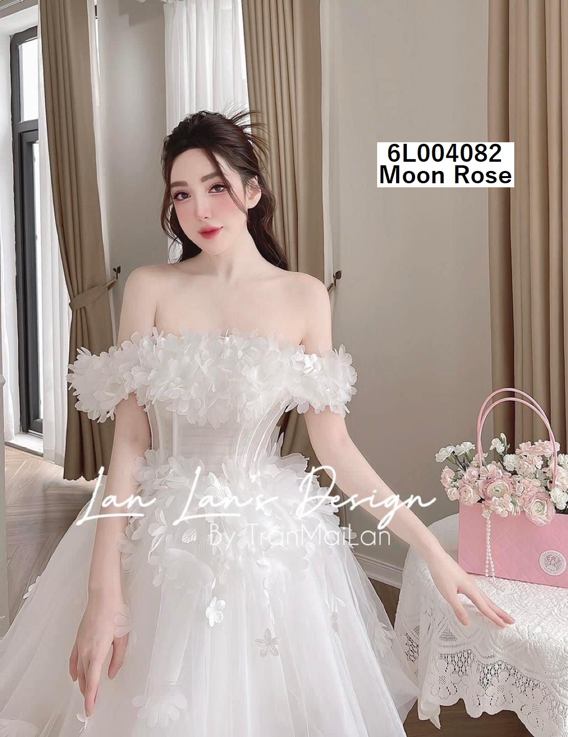 Đầm cô dâu trắng tinh khôi Mã 6L004082 Đầm cô dâu trắng tinh khôi Mã 6L004082